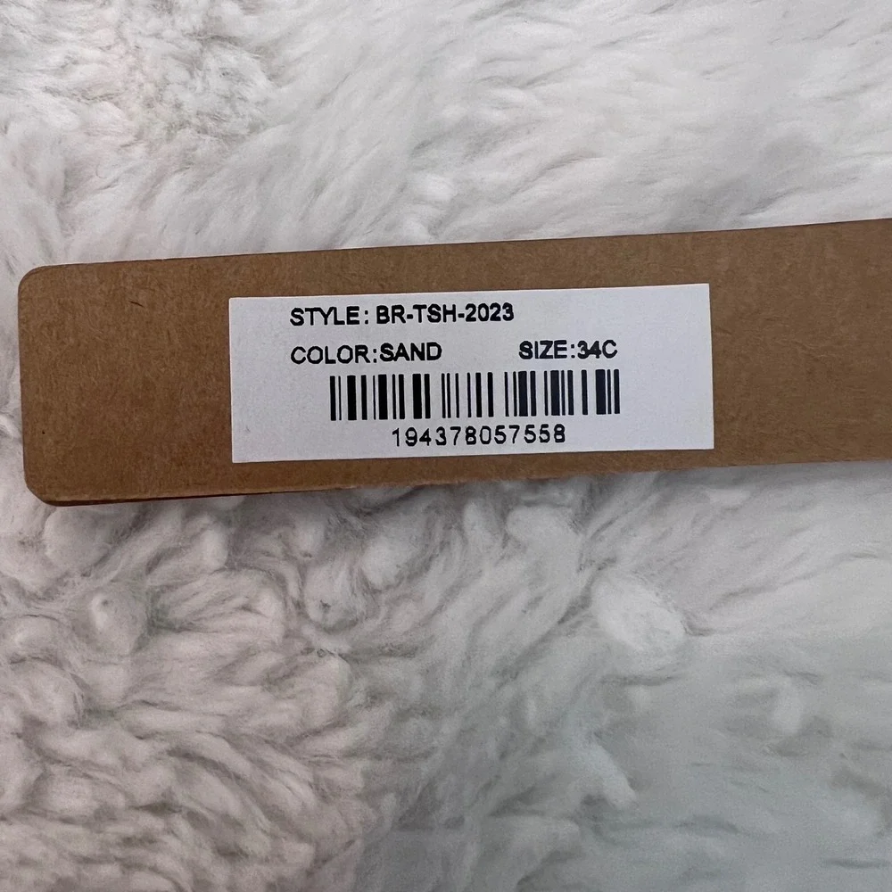 SKIMS Fits Everybody T-Shirt Bra Sand Tan Underwire BR-TSH-2023 Size 34C NWT - Picture 10 of 13